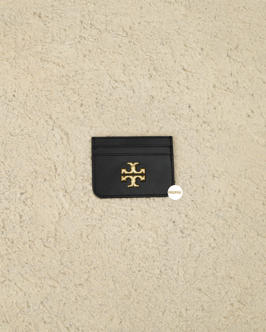 Eleanor Card Case Black Gold