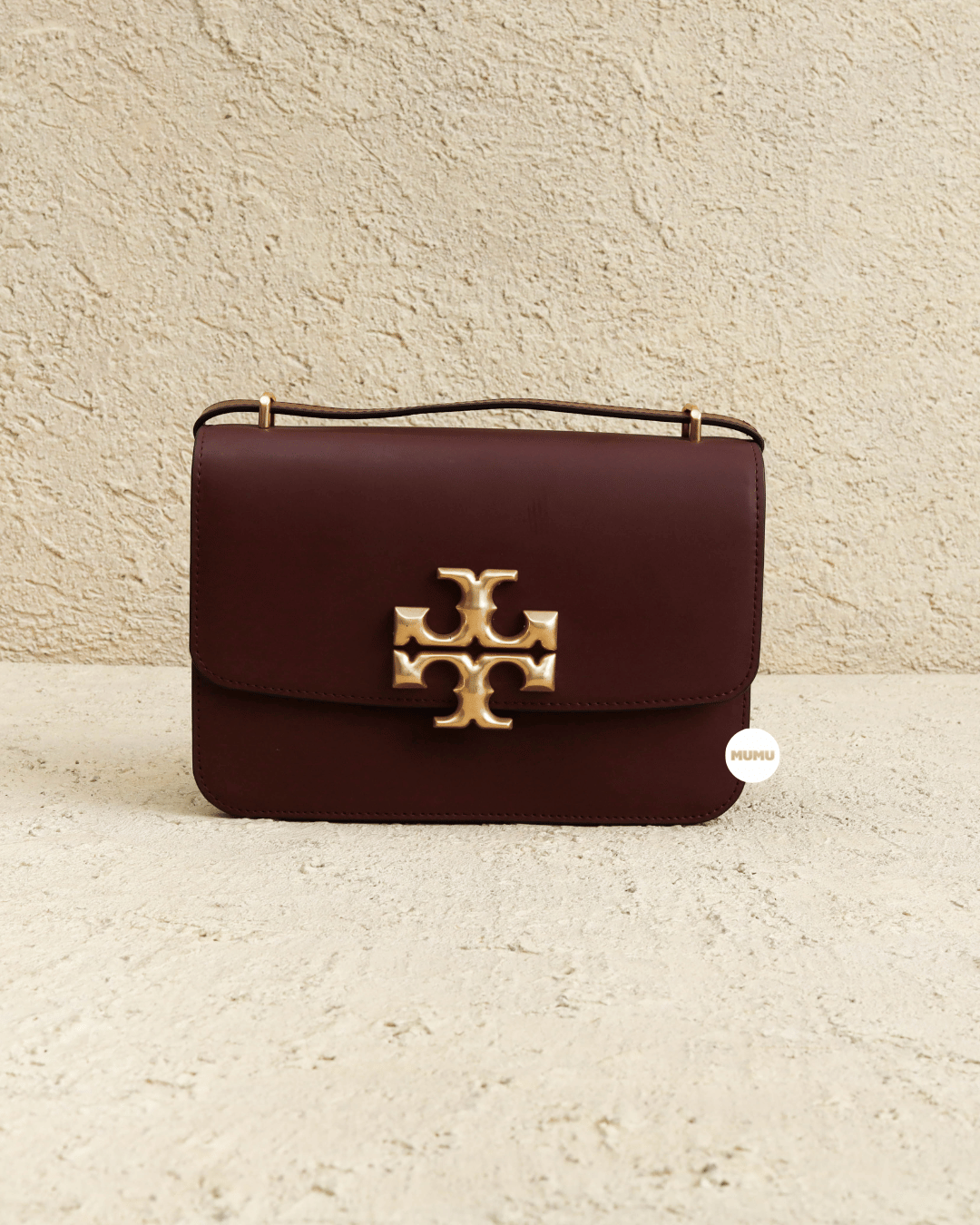 Tory Burch Eleanor Small Canvas & Leather Convertible Shoulder Bag In  Kobicha