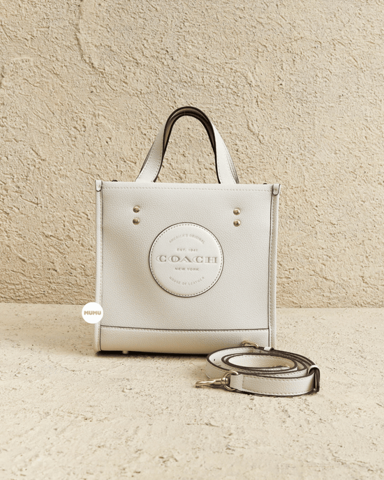 Dempsey Tote 22 With Coach Patch Chalk