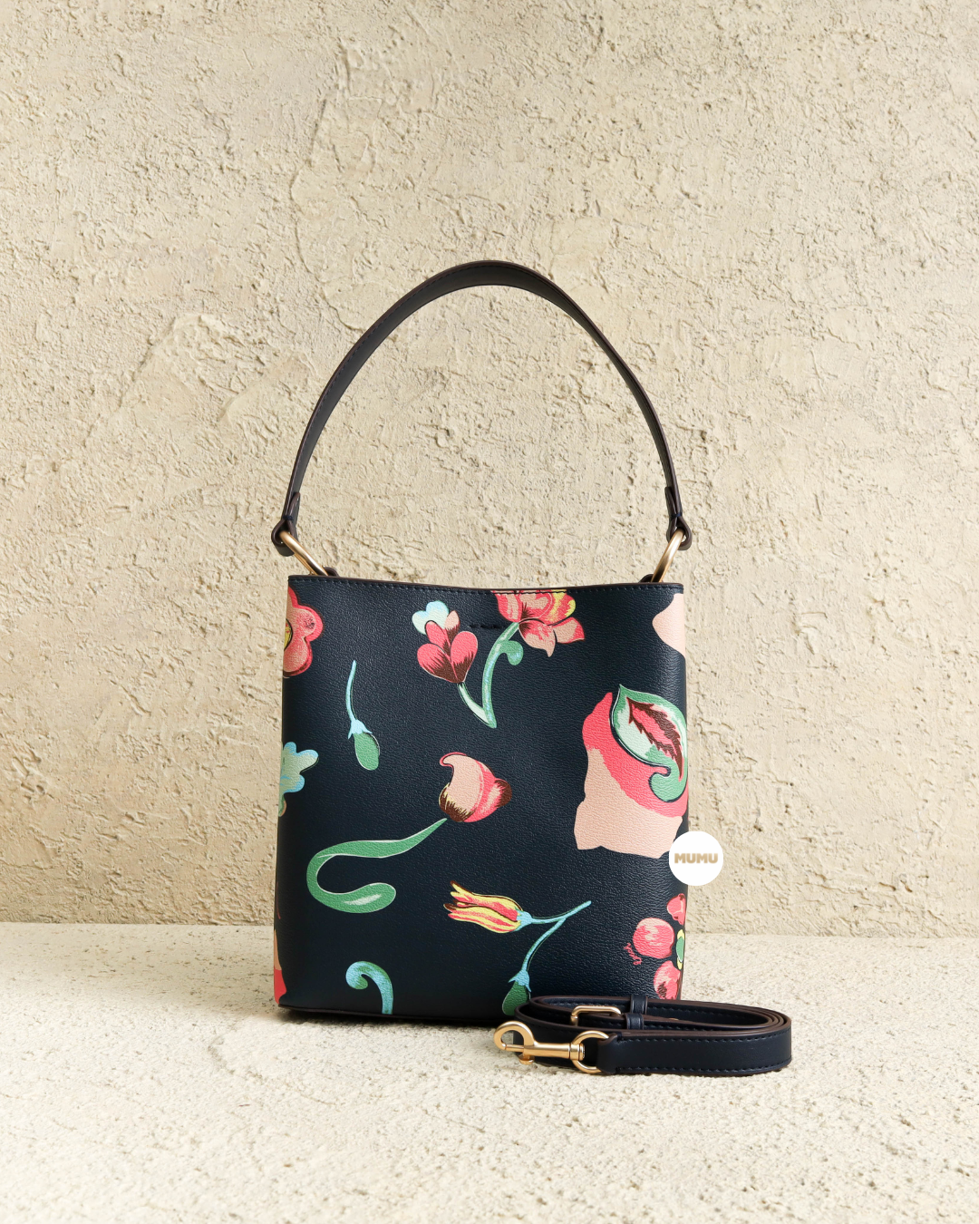 COACH®  Small Town Bucket Bag With Dreamy Land Floral Print